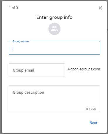 google group login